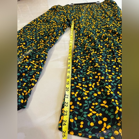 Curations wide legs pants Size 1XP 100% ViscosesLemons 🍋 Vibrantmaternity pants - Picture 12 of 16
